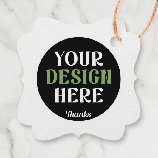 カスタム ユニーク シンプル Hershey's キス フェイバータグ (裏面)