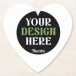 カスタム ユニーク シンプル Hershey's キス ペーパーコースター<br><div class="desc">このデザインは誰でも利用できます。ロゴ、画像、テキスト、色を自由にカスタマイズしてください。</div>