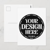 カスタム ユニーク シンプル Hershey's キス ポストカード (正面/裏面)