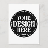 カスタム ユニーク シンプル Hershey's キス ポストカード (正面)