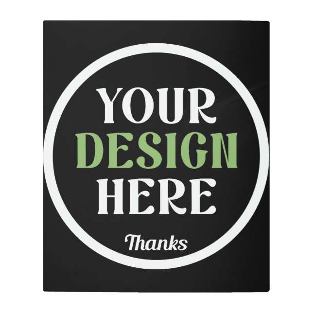 カスタム ユニーク シンプル Hershey's キス メタルプリント (正面)