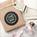 カスタム ユニーク シンプル Hershey's キス ラウンドシール<br><div class="desc">このデザインは誰でも利用できます。ロゴ、画像、テキスト、色を自由にカスタマイズしてください。</div>