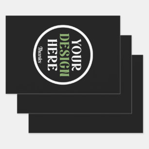 カスタム ユニーク シンプル Hershey's キス ラッピングペーパーシート