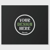 カスタム ユニーク シンプル Hershey's キス ラッピングペーパー (フラット)