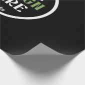 カスタム ユニーク シンプル Hershey's キス ラッピングペーパー (角)