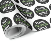 カスタム ユニーク シンプル Hershey's キス ラッピングペーパー (ロールコーナー)