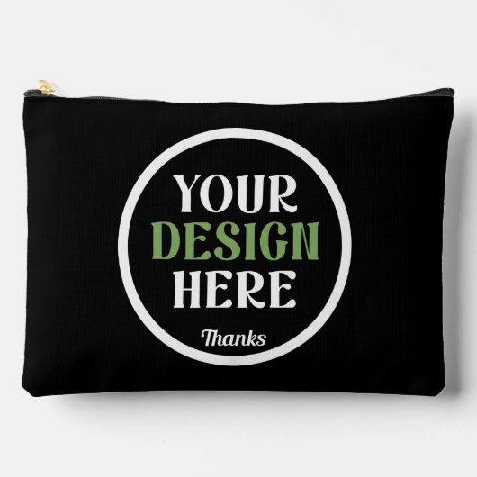 カスタム ユニーク スリム & ミニマル アクセサリーポーチ (正面)