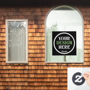 カスタム, ユニーク, スリム & ミニマル ウィンドウサイン