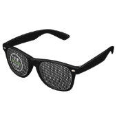 カスタム ユニーク スリム & ミニマル パーティー サングラス (アングル)