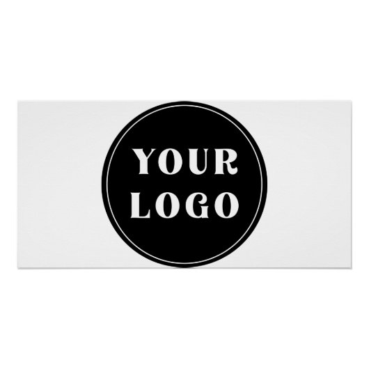 カスタム ユニーク スリム & ミニマル ポスター (正面)