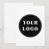 カスタム ユニーク スリム & ミニマル メニュー (正面/裏面)