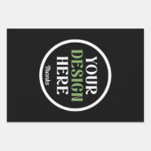 カスタム ユニーク スリム & ミニマル ラッピングペーパーシート (正面)