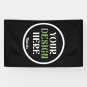 カスタム ユニーク スリム & ミニマル 横断幕 (横)