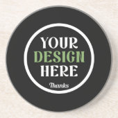 カスタム ユニーク モダン ミニマル コースター (正面)