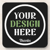 カスタム ユニーク モダン ミニマル コースター (正面)