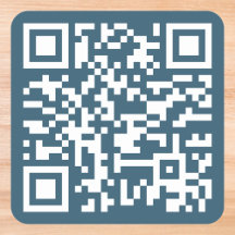 カスタム ユーカリ ブルー QR コード ウェブサイト アドレス URL