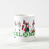 カスタム·ユースカル·ヘリア·バスク·カントリー·フェスティバルのロゴ： コーヒーマグカップ (中央)