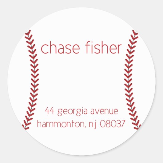 カスタム ラウンドシール (正面)