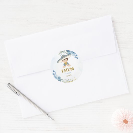 カスタム ラウンドシール (封筒)