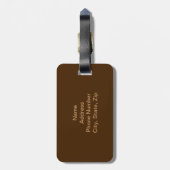 カスタム ラゲッジタグ (裏面縦)