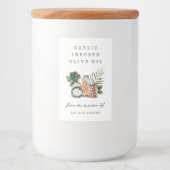 カスタム ラスティック ファーマーズ マーケット スタイル フードラベル (正面)