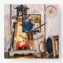 カスタム ラスティック ファームハウス ランタン ランプ ヴィンテージ ウッド