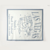 カスタム ラックス ラスベガス ブライズ バチェロレッテ パーティー バナー タペストリー (正面(横))