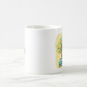 [カスタム]ラブバルーンネズミかわいいネズミとの開花 コーヒーマグカップ (中央)