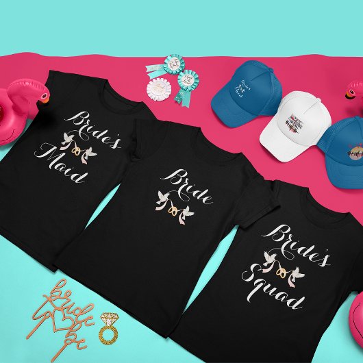 カスタム ラブリー ドーベイ ブライズ スクワッド Tシャツ