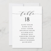 カスタム リスティング: テーブル プラン 招待状 (正面)