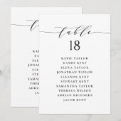 カスタム リスティング: テーブル プラン 招待状 (正面/裏面)