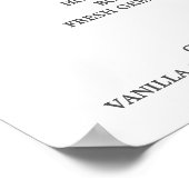 カスタム リスティング - メニュー ポスター (角)