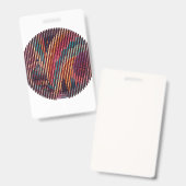 カスタム レインボー ドーム ID バッジ – 垂直 (正面＆裏面)