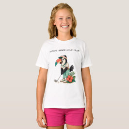 カスタム レトロオオハシ ジュニアゴルフクラブ キッズ Tシャツ