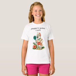 カスタム レトロ オウム ジュニア パデル クラブ キッズ Tシャツ
