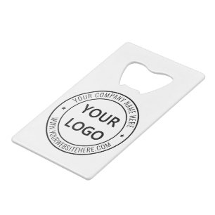 カスタム・ロゴの会社印パーソナライズされた-  クレジットカード栓抜き