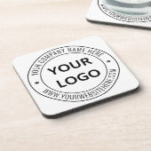 カスタム・ロゴの会社印パーソナライズされた-  コースター (左側)