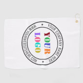 カスタム・ロゴの会社印パーソナライズされた-  ゴルフタオル (横)