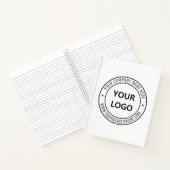 カスタム・ロゴの会社印パーソナライズされた-  ノートブック (内部)