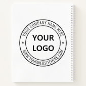 カスタム・ロゴの会社印パーソナライズされた-  ノートブック (裏面)