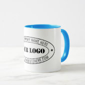 カスタム・ロゴの会社印パーソナライズされた-  マグカップ (正面右)