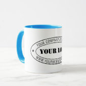 カスタム・ロゴの会社印パーソナライズされた-  マグカップ (正面左)