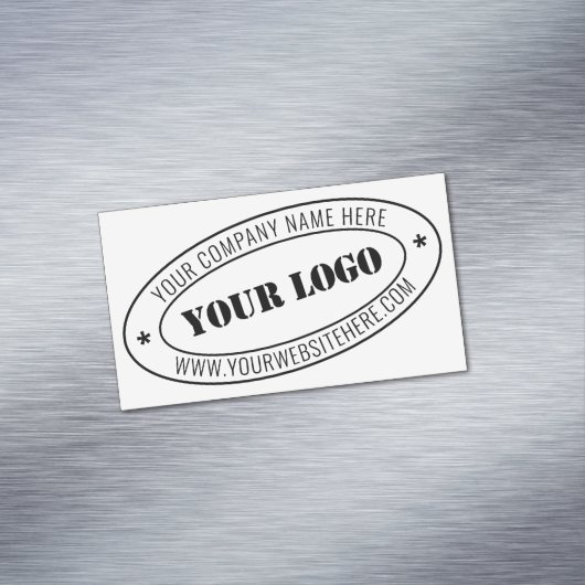 カスタム・ロゴの会社印パーソナライズされた-  マグネット名刺 (インサイチュ)