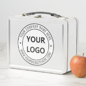 カスタム・ロゴの会社印パーソナライズされた-  メタルランチボックス (インサイチュ)