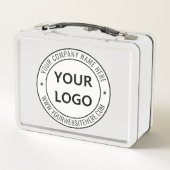 カスタム・ロゴの会社印パーソナライズされた-  メタルランチボックス (裏面)