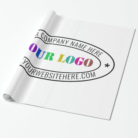 カスタム・ロゴの会社印パーソナライズされた-  ラッピングペーパー (アンロールド)
