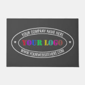 カスタム・ロゴ会社のオフィス・ドアマット ドアマット (正面)