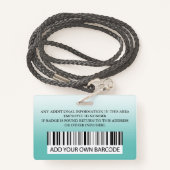 カスタム、ロゴ名バッジ |のカスタム色 バッジ (裏面ランヤード)