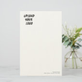 カスタム ロゴ 便箋 (スタンド正面)