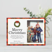 カスタム・ワンフォトクリスマス シーズンカード (スタンド正面)